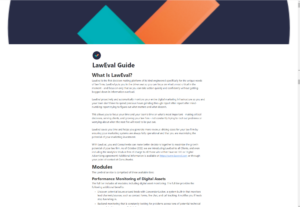 LawEvalGuide